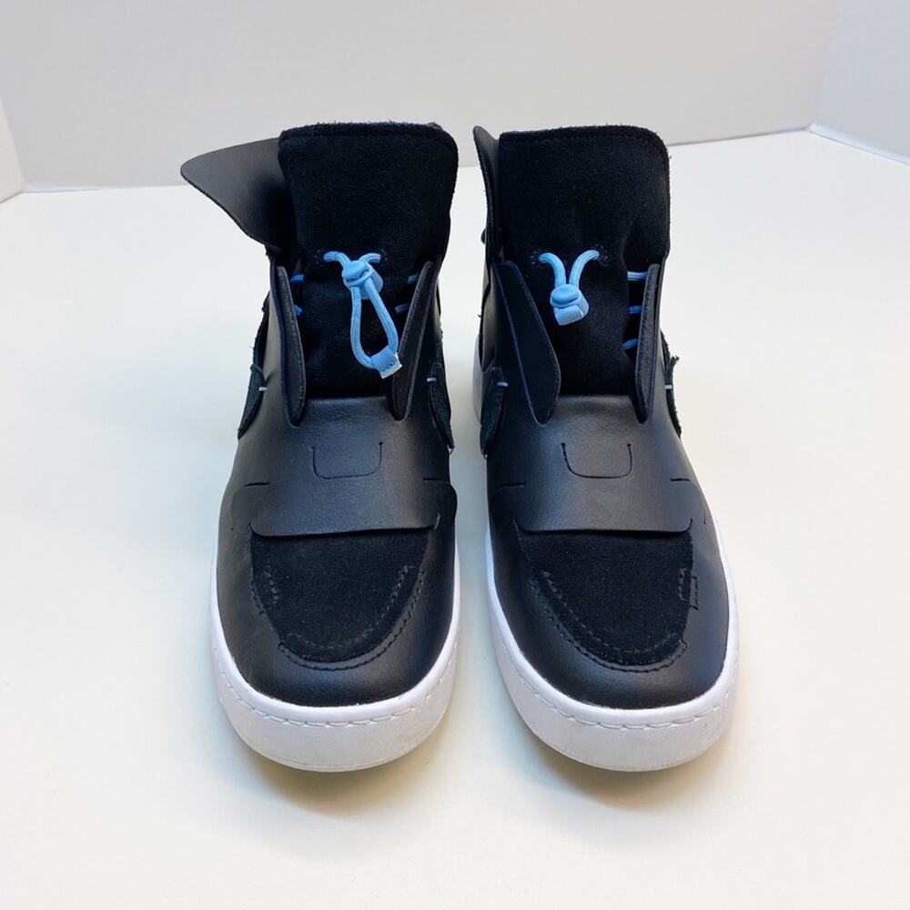 The Nike Vandalised in Black/Black-Light Blue Sneakers - Picture 8 of 10